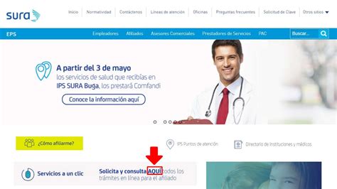 consultar citas sura|Servicios a un click